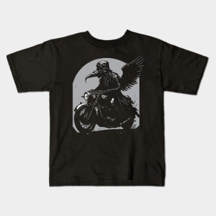 doctor plague riding on the motor Kids T-Shirt